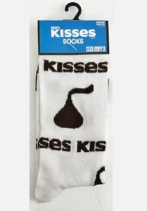 Hershey's Kisses Crew Socks - NEW - 1 pair - Fits Men's Shoe Size 6-12 - Picture 1 of 2