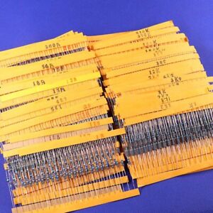 1/6W 1/4W 1/2W 1W 2W 3W Metal Film/Carbon Film Resistors Assorted Component Kits