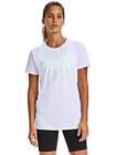 Under Armour Women's Live Sportstyle Graphic Short-Sleeve Shirt S White