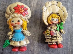 Vintage Christmas Ornament Holly Hobbie Blow Mold Kitschy. A2B3 - Picture 1 of 5