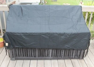 19TH CENTURY LADIES BLACK SATIN MOURNING SHAWL 63 X 67 INCHES EDITH FLICKINGER - Picture 1 of 4