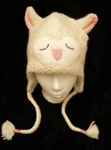 Special Ed deLux Sheep LAMB HAT knit animal ski cap costume ADULT lambchop LINED - Picture 1 of 5