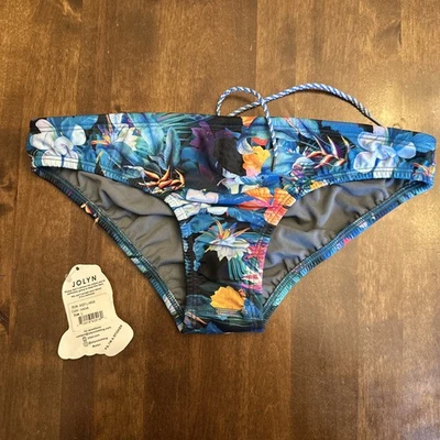 NEW Jolyn Large Andy Hana Swim Bikini Bottom Beachy Sexy Floral Resort - Image 1 of 4