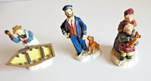 LOT OF 3 CHRISTMAS VILLAGE ACCESSORIES COULD BE LEMAX WITHOUT LABEL STICKERS - Picture 1 of 6
