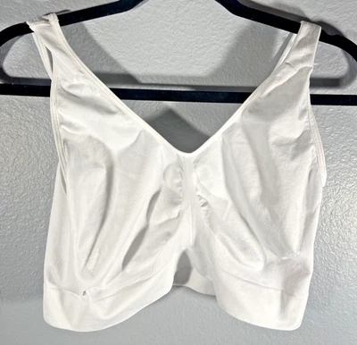 Hanes 女式 Get Cozy 套衫 ComfortFlex Fit 无钢圈文胸 尺寸 6X 白色 — 第 1/4 张图片