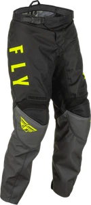 Fly Racing F-16 Black/Grey/Hi-Vis MX Off Road Pants Youth Sizes 18 - 22 & 26 - Picture 1 of 2