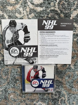 NHL 99 PC Windows 95/98, EA Sports, Eric Lindros Cover, CD-ROM - Image 1 of 3