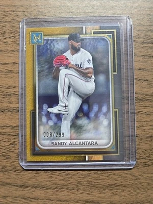 SANDY ALCANTARA 2023 TOPPS MUSEUM COLLECTION 047/299 MARLINS - Image 1 of 3
