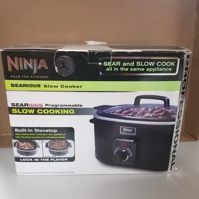 Ninja Searious 专业 慢炖锅 炉灶 6.0 夸脱 - 全新 全新带盒 — 第 1/3 张图片