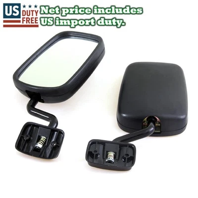 NUEVO PAR DE ESPEJOS RETROVISORES PARA PUERTA BRAZO LARGO IZQUIERDO DERECHO 2 PIEZAS CAMIONETA ISUZU TROOPER Foto 1 de 4