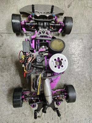 HPI RC Car Drift Conversion Full Set with .25 RC Chassis AS IS - Image 1 of 4