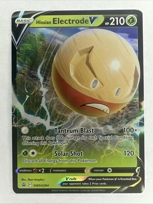 Hisuian Electrode V SWSH294 SWSH: Sword & Shield Promo Cards Holo - Image 1 of 2