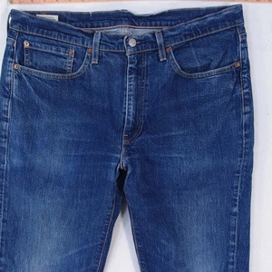 Mens Levi's 514 SLIM STRAIGHT Stretch Slim Straight Blue Jeans W36 L34 - Picture 1 of 12