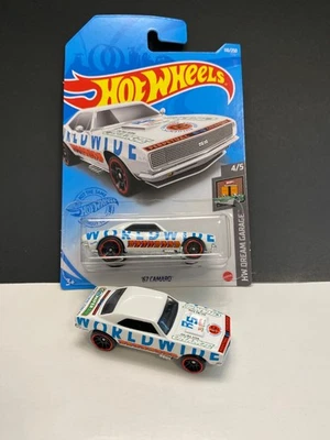 Hot Wheels 2021 Dream Garage 67 Camaro Lot of 2 w/Wheel Variation Carded/ Loose! - Image 1 of 4