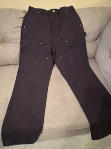 Carhartt Loose Fit Firm Duck Double-Front Utility Work Pants 33x38 B01-M NWT - Picture 1 of 5