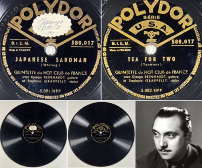 Django Reinhardt : Japanese sandman / Tea for two 78 rpm POLYDOR 580.017 EX+ - Photo 1/4