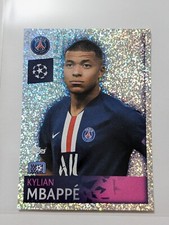 Kylian Mbappe Topps 2019 2020 UEFA Champions League Paris PSG # 367 FOIL