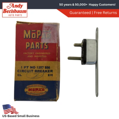 Interruptor de circuito de faros Dodge Plymouth Chrysler DeSoto 1949-1950 NOS 1257556 Foto 1 de 4