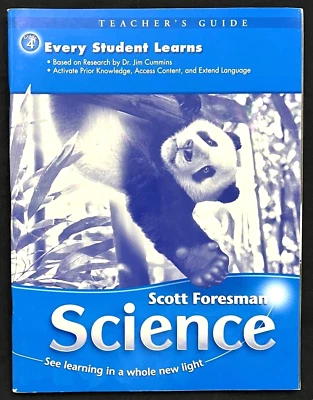 4th Grade - SCIENCE - EVERY STUDENT LEARNS - TEACHER GUIDE  (2006, Foresman) - Image 1 of 4