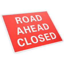 Weatherproof Outdoor Large Words Road Closure Sign Road Blocking Warming Sign