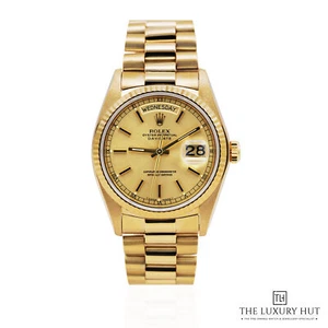 Rolex Day-Date President 18038 - 1979, With Box 18ct Yellow Gold 36mm Champag... - Picture 1 of 7