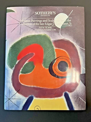 Sotheby's Modern Paintings Sculptures, Kaufmann Collection, Auction Catalog 1989 - Image 1 of 4