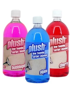Plush Cleaning Carpet & Upholstery Cleaner Shampoo 1L Range - Picture 1 of 20
