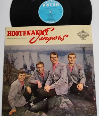 Bjorn Ulvaeus Pre ABBA LP orig 1964 Hootenanny Singers VG+/VG+ their 1st LP Rare - Image 1 of 4
