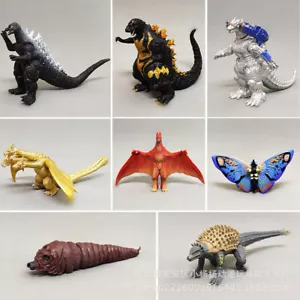 Godzilla Ghidorah Mechagodzilla Mothra Rodan Anguirus 8 pcs Monster Figures SET - Picture 1 of 11