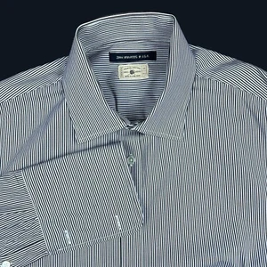 John Varvatos USA Dress Shirt Size 16 French Cuff Long Sleeve Button Up - Picture 1 of 14