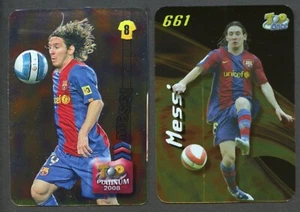 Paar 2007 2008 Liga Top Once Mundicromo Leo Messi Karten #661 Lionel Ref 8 #758 - Bild 1 von 2