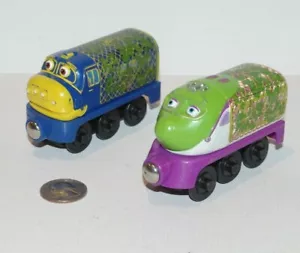 Chuggington Wooden Railway Train Engine Camouflage Koko & Brewster - Thomas Brio - Picture 1 of 3