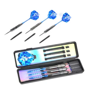 3Pack Professional Competition 22g Tip Darts Flights Tungsten Steel Needles Set - Picture 1 of 13