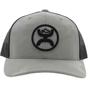 HOOEY O CLASSIC Grey Camo Mesh Snapback Trucker Hat 2209T-GYBK - Picture 1 of 5