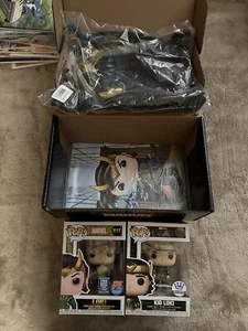 FUNKO LOKI MARVEL GESCHENKBOX FCBD POP + L SCHWARZ T-SHIRT + THOR #1 COMIC - Bild 1 von 4