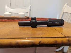 U.S. Optics TS8XFFP TS-8X Matte Black 1-8x 24mm 30mm Tube Illuminated Red JNG - Picture 1 of 3