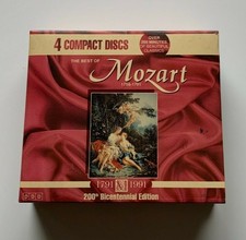 The Best of Mozart 4 CD Set 1791-1991 200th Bicentennial Ed. & Music Masterpiece