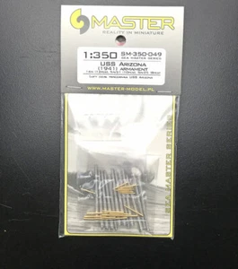 Master Models 1/350 USS Arizona Armament - 14in + 5in/51 + 5in/25 Barrels - Picture 1 of 1