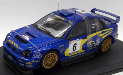 Autoart 1/18 Scale - 80193 Subaru Impreza WRC2001 Rally Portugal Solberg Mills - Image 1 of 4