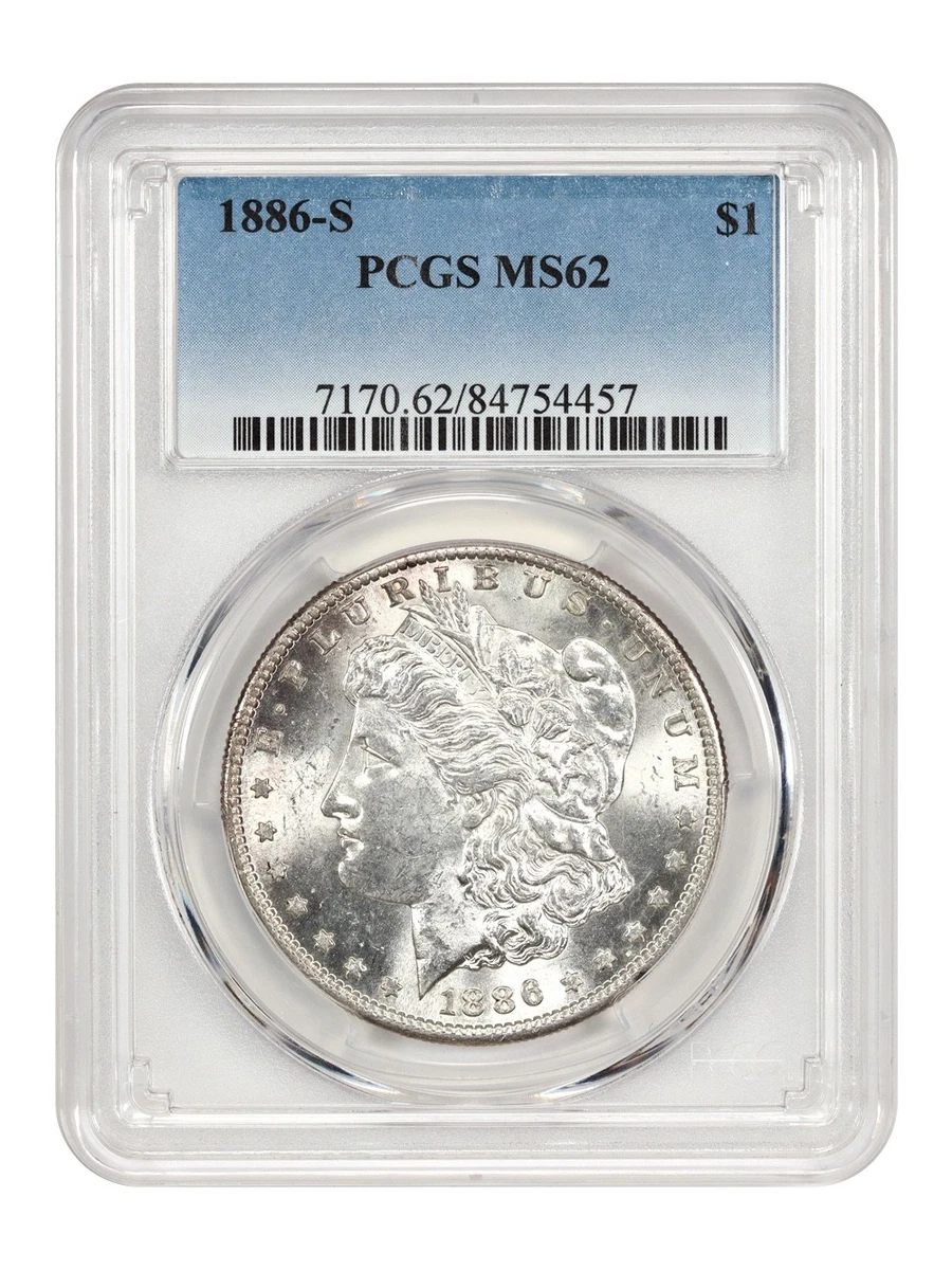 MS 62 Graded 1886 Year Morgan US Dollars (1878-1921) for sale | eBay