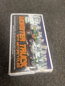 2007 HESS Monster Truck with 2 Motorcycles   - New - Picture 1 of 5