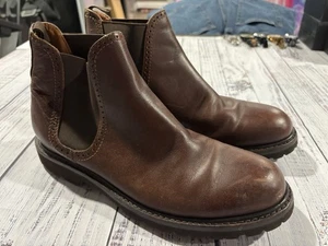 Mens Wolverine 1000 Mile Boots Sz 10.5 D Chelsea Brown Leather GREAT Condition - Picture 1 of 10