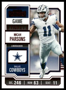 2023 Panini Contenders #29 Micah Parsons RED Dallas Cowboys - Picture 1 of 2