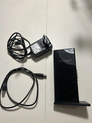 Icy Box IB-DK2241AC Multi DockingStation Usb Hub Mit Netzteil - Bild 1 von 3
