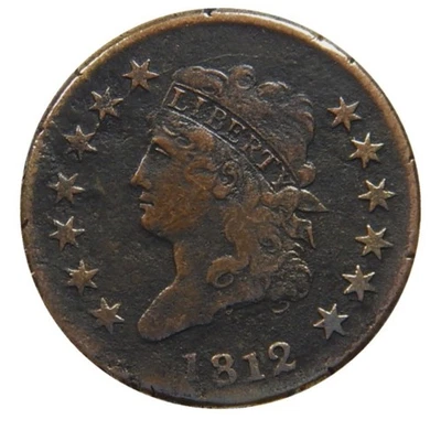 Turbante clásico de centavo grande 1812 en estado bastante bueno/excelente detalles 🔥🔥🔥 Foto 1 de 2