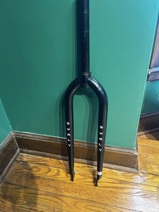 Surly Karate Monkey Steel Fork 1 1/8” Steertube - 100 X 9 Black - Picture 1 of 10