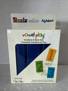 Set alfabeto gioco vocale Sizzix Alphabars fustellato 6 barre 19 forme #38-1093 - Foto 1 di 5