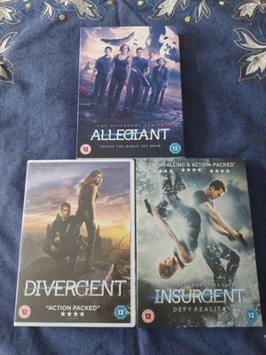 Divergent Insurgent Allegiant DVD Trilogy Series Collection DVD Set - Image 1 of 3