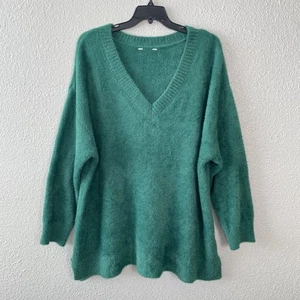 Suéter Terra & Sky Talla Grande Difuso con Aberturas Laterales 3X Esmeralda Acogedor Otoño Grapa - Imagen 1 de 10