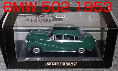 1 43 BMW 502 V8 Limousine Green 1953 - Image 1 of 2